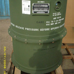 military shipping container