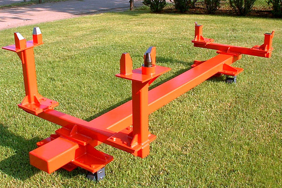 Orange inverted power and free carrier on casters