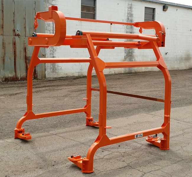 Orange overhead power and free carrier built by StateFab
